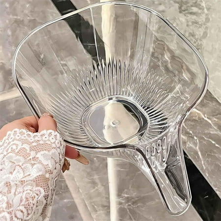 

vankin Multifunctional Drainage Basket Funnel – Large Capacity Food Grade Material Ideal for Vegetable Washing and Dry-Wet Separation of Fruits Clearance