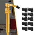 thumbnail image 4 of 20 Pcs Coffee Syrup Pump Tip Cap Covers Pourer Cap Syrup Covers Black Caps Fits for Syrup Pump, Pour Dispenser, 4 of 5