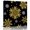Black, variant on Wall Art Prints, Sage Green Christmas Framed Canvas Prints for Bedroom Living Room Bathroom Office, Winter Xmas Snowflakes Textured Gallery Wrap Wall Art Poster for Gifts Home Decor 8"x8"