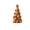 #2-A, variant on Gingerbread Christmas Resin Reindeer Figurine, Embossed Icing Pattern Deer Statue, Rustic Holiday Tabletop Decor for Mantel Shelf Home Christmas Decor