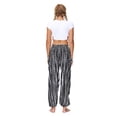 thumbnail image 3 of Women Leggings Tummy Control Bloomers Baggy Loose Casual Yoga Pants,Black,2XL, 3 of 9