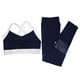 thumbnail image 4 of 2 Piezas de aje de Yoga para Mujer, Elástico, Fitness, Gimnasio, Chándal, Ropa de Ejercicio, Top Corto Sin Costuras, , Pantalones L Baoblaze Traje de entrenamiento de mujer, 4 of 8