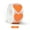 Orange, variant on CCOCC Valentines Stickers,Heart-Shaped Stickers Small Heart Stickers,Durable Material Heart Stickers,Red