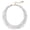 NK_10663_white, variant on Bocar Glass Bead Multi-Strand Layered Handmade Statement Collar Bib Crystal Necklace(NK_10663_AB_blue)