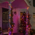 thumbnail image 2 of DAZZLE BRIGHT Halloween 300 LED String Lights, 100FT String Lights with 8 Lighting Modes, Halloween Decorations for Party Carnival Supplies, Outdoor Yard Garden Decor (Purple & Orange), 2 of 10
