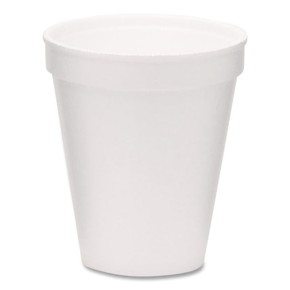 8 oz Foam Drink Cups - White (1000/Carton)
