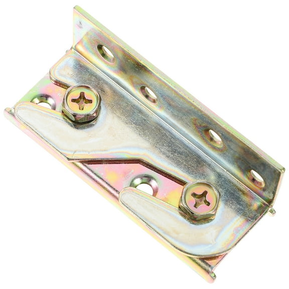 WHAMVOX  4 Pcs Furniture Corner Brackets Bed Rail Connection Parts Fittings