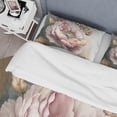 thumbnail image 4 of Designart "Poppy Flowers in Pink and Gold Glamour I" Floral & Botanical Bedding Covert Set - Poppy Pink Floral Bed Set With 2 Shams, 4 of 6
