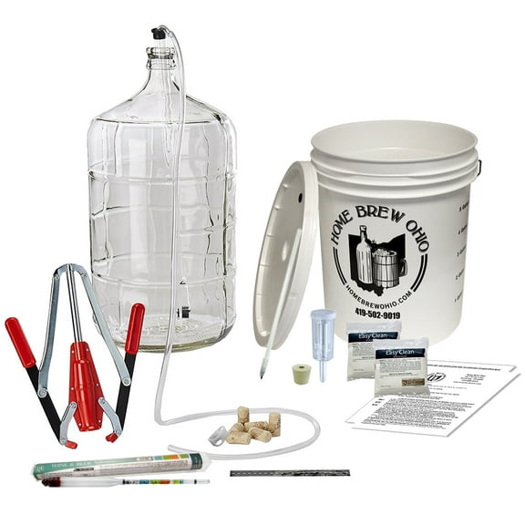 Premium Wine Making Equipment Kit - with Auto-Syphon