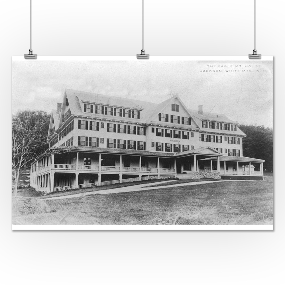Jackson, New Hampshire Exterior View of the Eagle Mountain House; White Mountains (24x36