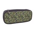 thumbnail image 2 of Lsque Green Skulls Printed Big Capacity PU Leather Pencil Case Large Pencil Pouch Stationery Pen Bag Pencil Holder for Teen, 2 of 6
