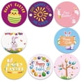 thumbnail image 5 of Jiibva Happy Easter Paper Sticker 500pcs Cake Gift Decorative Self Adhesive Sticker Labels for Easter Party Bag Box Envelope Decoration, 5 of 6