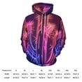 thumbnail image 4 of Neon Cactus Regular Fit Hoodie, Sporty Pullover Hooded Sweatshirt for Men Women M, 4 of 6