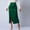 *Green, variant on ClodeEU Women's Satin High Waisted Side Split Maxi Skirt ,Elastic Waistband Long Silk A-Line Skirts Beige,Womens Plus L