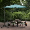 thumbnail image 2 of Northlight 10 ft. Offset Outdoor Patio Umbrella with Hand Crank, 2 of 7