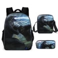 thumbnail image 1 of Set de mochilas escolares Kings Kongs vs Godzillas Kids de nylon, 1 of 1