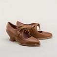 thumbnail image 5 of Wensltd Women's Pumps Low Chunky Block Heel Dress Shoes Closed Round Toe Comfortable Heels, 5 of 7