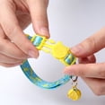 thumbnail image 4 of Fmbmuo Fruit Print Cat Collar with Bell and Breakaway Safety Buckle, Adjustable 20-28cm Kitten Collar for Kittens Indoor & Outdoor Daily Use 1 Pcs, 4 of 5