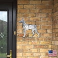 thumbnail image 5 of Designocracy MA98122S-18 18 in. Dog Wooden Custom House Number Sign Decor, 5 of 7