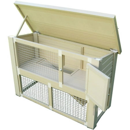 ecoFLEX Columbia Rabbit Hutch in Maple