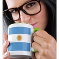 thumbnail image 2 of 3dRose, Argentina Flag, 11oz Two-Tone Green Mug, 2 of 7