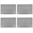 thumbnail image 4 of 4X Car Rear Tail Light Lamp Stickers Honeycomb Type Decal Carbon Fiber Style 48 x 30cm, 4 of 5