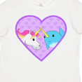 thumbnail image 4 of Inktastic Unicorn and Narwhal Cute Couple Boys or Girls Toddler T-Shirt, 4 of 5