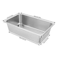thumbnail image 2 of 4 Pack 6'' Canteen Deep Stainless Steel Steam Table Pans Catering Food Prep Pans, 2 of 17