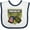 White and Navy, variant on Inktastic Proud Military Son Boys Camo Flag Boys Baby Bib