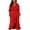 Red, variant on Fluffy Robe, Hugcore Women's Hooded Fleece Towelling Dressing Gown Women's Bathrobe Lightweight Sauna Gown House Coat Long Bathrobe Plush Long Robes for Women Pink S