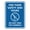 Blue, variant on Signs ByLITA Portrait Round For Their Safety and Yours Do Not Feed The Animals ABS Plastic | Laser Engraved | Easy Installation | Elegant Design Sign (Brushed Gold) - Medium
