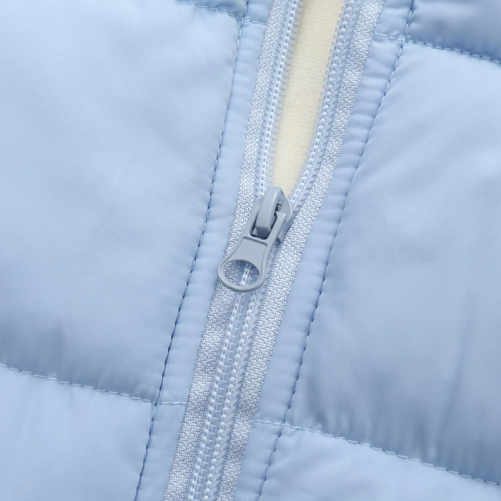 SYNPOS 0-18Months Winter Infant Baby Boys Girls Snowsuit Romper Bear Ears Hooded Outwear Zipped One Piece Toddler Fleece Lined Jumpsuit Down Coat
