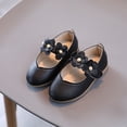thumbnail image 5 of Xijirk Girls Mary Jane Dress Shoes Vegan Leather with 3D Flower Pearl & Hook Loop for Party Wedding School,9.5-10 Years,Z02 Hot Pink, 5 of 8