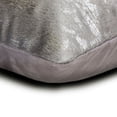 thumbnail image 2 of The HomeCentric Decorative Lumbar Pillow Cover Silver & Gray, Pack of 2, 12"x24" (30x60 cm) Jacquard Patchwork, Foil Oblong Pillow Cover, Patchwork Modern Style - Silver Glint, 2 of 3