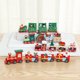 thumbnail image 5 of Adorno de tren navideño de madera Decoración navideña Regalo de Papá Noel Juguetes Manualidades Mesa Deco Navidad Navidad 2021 Año Nuevo, 5 of 5