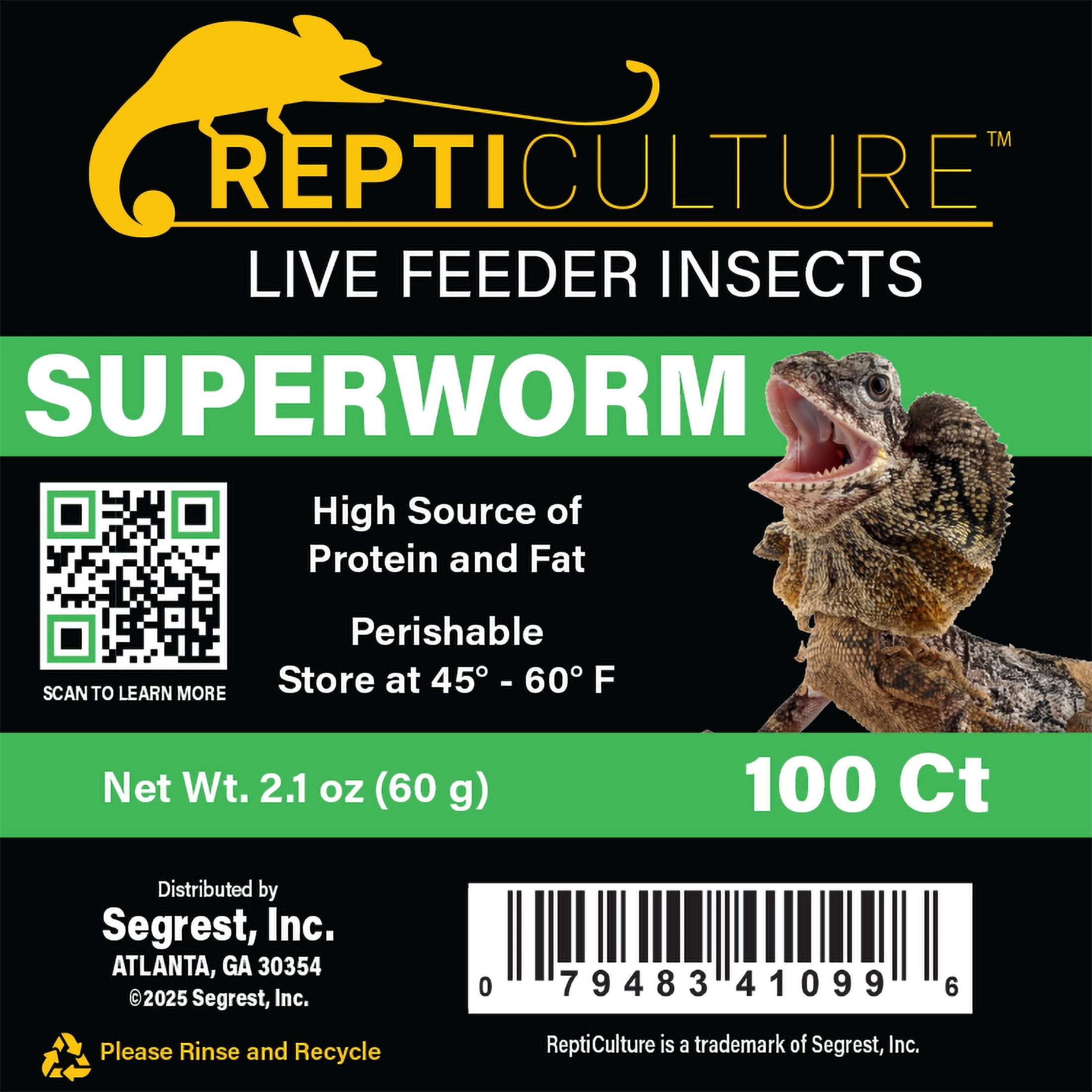ReptiCulture Superworm 100 ct