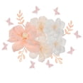 thumbnail image 4 of Paper Flower Decorations 1Set Pink for Wall Home Decor with High-Class Materials, 4 of 4
