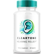 ClearTone Tinnitus Pills, Clear Tone For Hearing Relief, All-Natural Supplement For Overall Ear Health, Official Auditory Support Capsules, Review (60 Capsules)