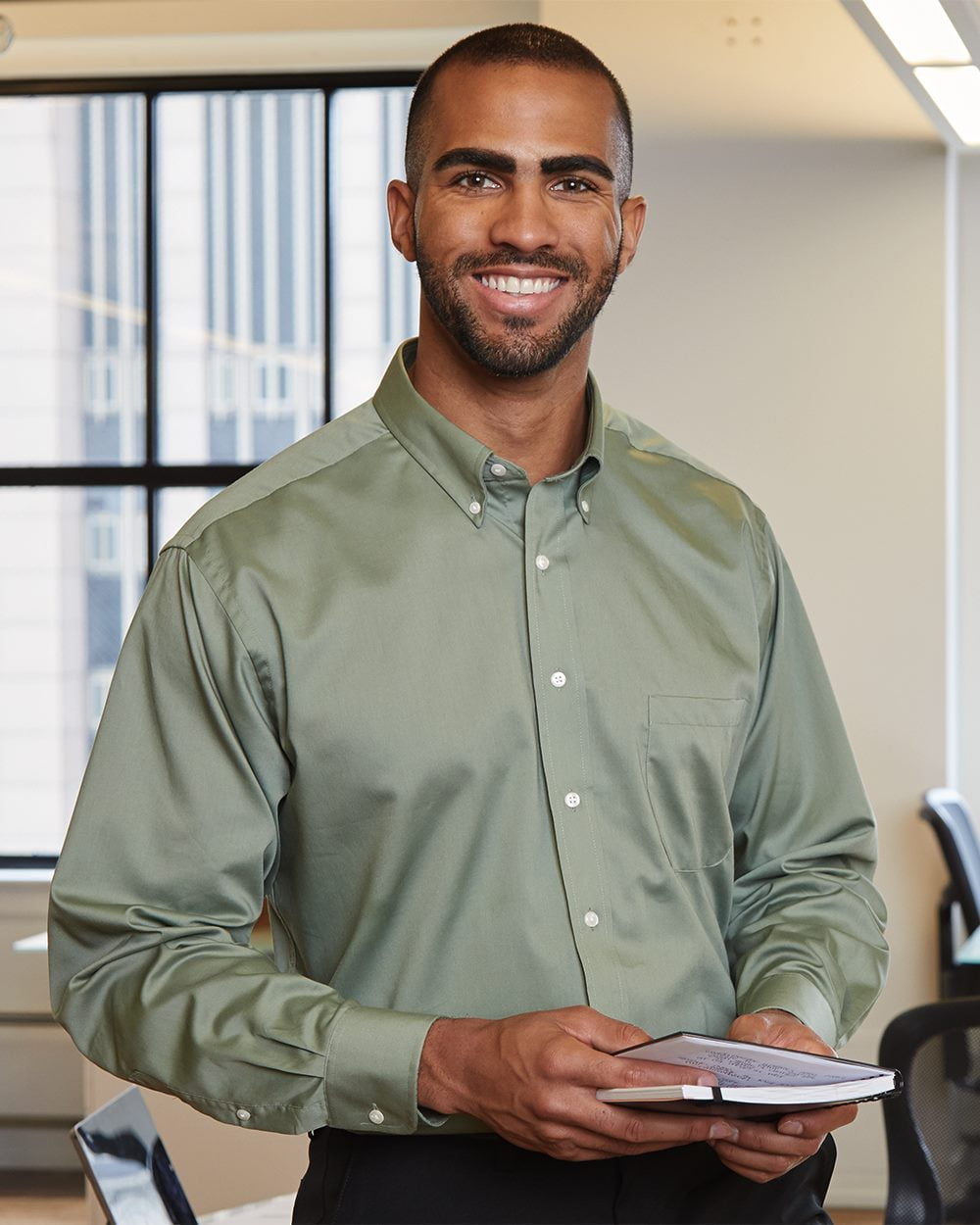 Twill Long Sleeve Dress Shirt 