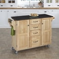 thumbnail image 2 of Homestyles Create-a-Cart Chariot de Cuisine en Bois Brun, 2 of 6