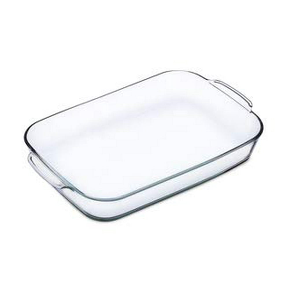 Simax Clear Rectangular Glass Roaster Heat, Cold and ShockProof
