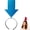 Blue, variant on Funpoint Headbands, Funpoint Headband, Eye-Catching Arrow Positioning Marker with Highly Elastic Strap, Reinforced Felt Structure with Built-In Sturdy Support Rods, Suitable for Themed Events