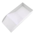 thumbnail image 1 of Unique Bargains Plat de nourriture pour tortue avec rampe Bol d'eau en plastique pour reptiles Rampe d'escalade pour tortues Lézards Blanc Petit, 1 of 1