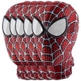 thumbnail image 1 of Máscara día de Muertos SpiderRed03 5Pzas 59cm Ø Poliéster Rojo Máscara Spiderman., 1 of 2