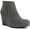 Grey Micro, variant on Sugar Womens Jayla Faux Suede Wedges Ankle Boots