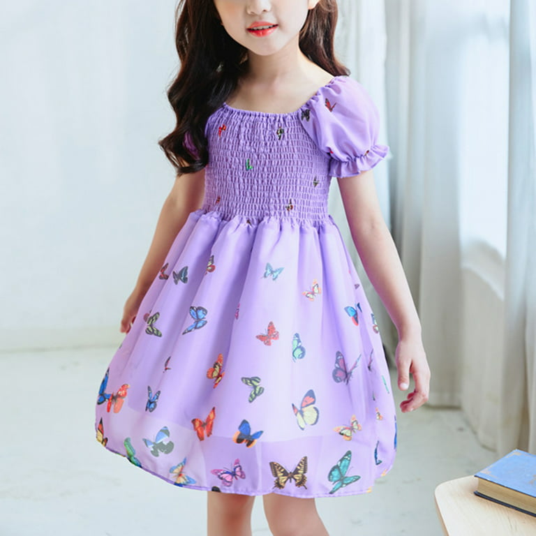 3T 8T Baby Girl Full Sleeve Dresses 100% Cotton Kid Princess Sweet Heart  Printed Thicken 2022 Spring Wear Fashion Kawaii Clothes