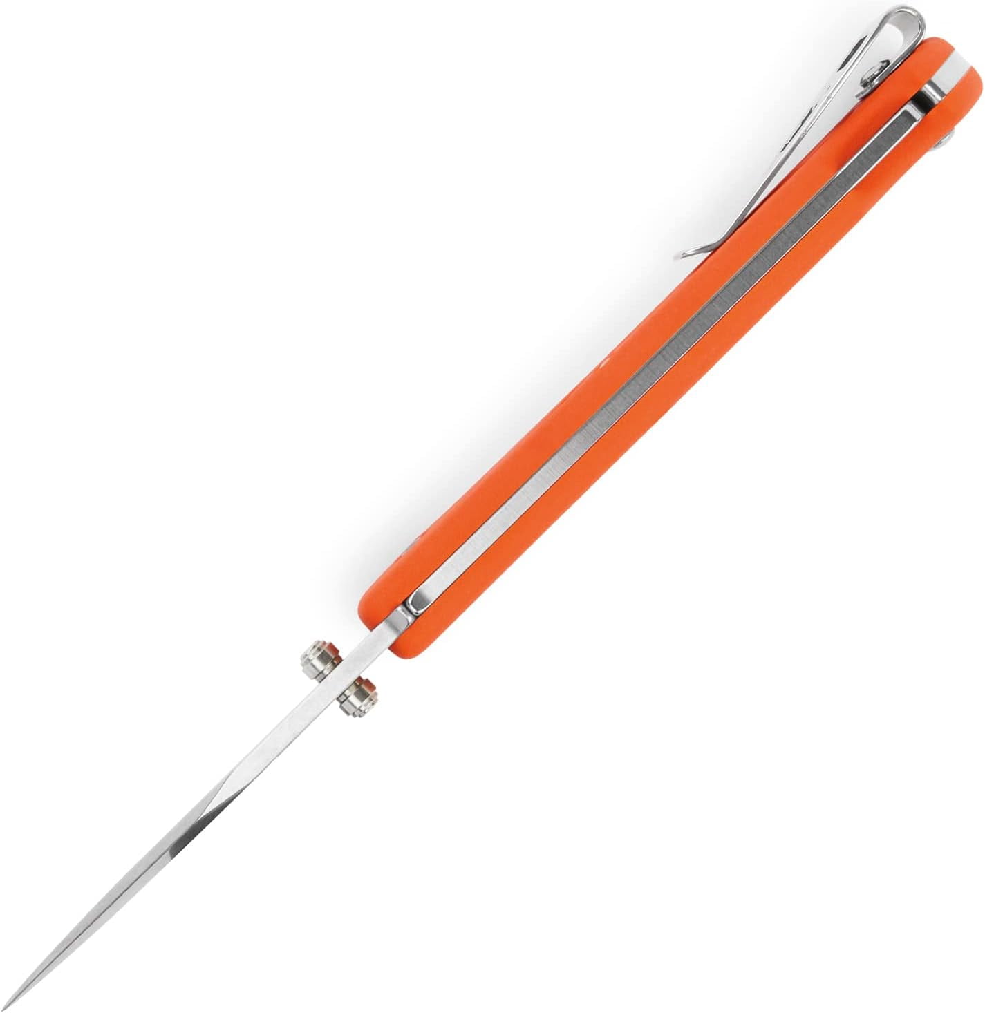 Buck Knives 112 Slim Select Folding EDC Knife, 3” Pocket Knife Blade, Orange, 2.5 oz