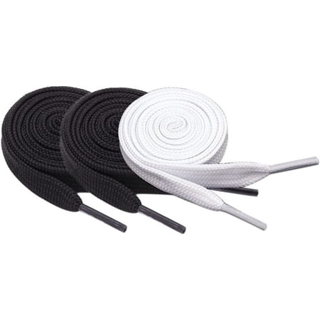 

Sechunk Flat Shoelace set of 2 pairs 29 Colors 12 lengths Shoe Lace For Sneakers