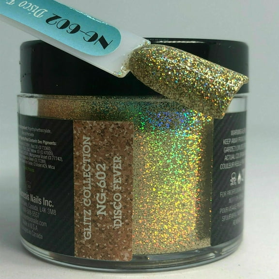 NUGENESIS Manicure Nail Dipping Color Glitter 1.5oz/jar - NG602 Disco Fever