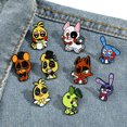 thumbnail image 2 of Five Nights At Freddys figuras de Anime, alfileres de esmalte, broche Bonnie Foxy, juego FNAF, insignias para mochila, accesorios de joyería, 2 of 5